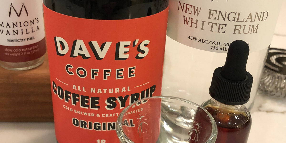Dave's Coffee Cocktail made with Manion's Vanilla