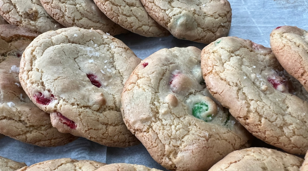 Soft & Chewy M&M Cookies